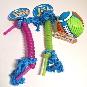 JW Pets Medium ElastaRope ToysRUs Dog Toys Lot Pets Multi Sensory Football